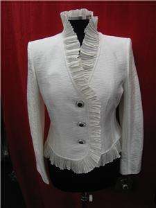   /WHITE&BLACK/NWT/$280/SIZE14/CHURCH SUIT/ SKIRTS LENGTH IS 34  