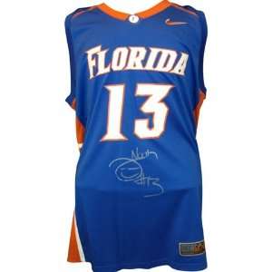 Joakim Noah Autographed Florida Gators (Blue #13) Jersey