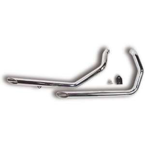  MAS F60 206 40 inch Exhaust Drag Pipe Set for 1984 1999 Harley 