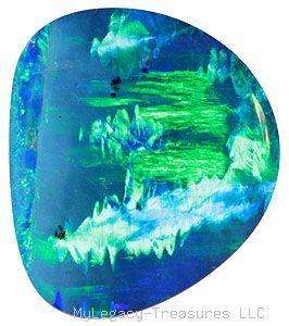   ct Brazil black opal ultra blue teal aqua green best B5 night opal big