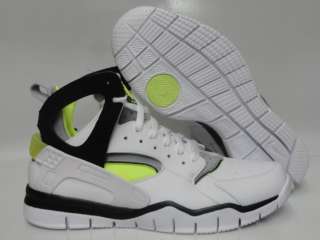 Nike Air Huarache BBall 2012 White Green Black Sneakers Mens Size 10 