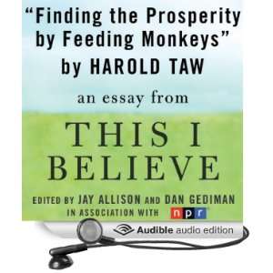   This I Believe Essay (Audible Audio Edition) Harold Taw Books