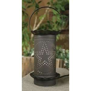  Large Punched Star Electric Wax Potpourri Warmer   Rustic 