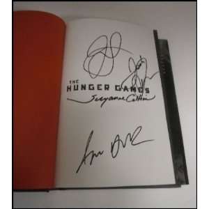 The Hunger Games Cast & Author Autographed/Hand Signed Book  