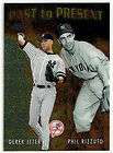   Jeter Phil Rizzuto 2001 Topps Chrome Past To Present Card NY Yankees