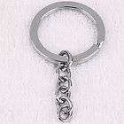 30 NP Keyring Keychain Fit Bead Charm 3Loops A2009 5  