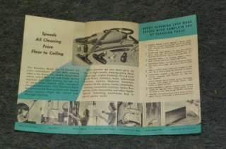 Vintage 1940s Hamilton Beach No. 26 Cleaner Sales Pamphlet vacuum 