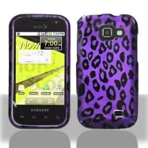  Purple with Black Leopard Animal Pattern Design Snap on 