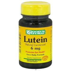  Lutein 6mg   Natural Carotenoid, 50 softgels,(Goodn 