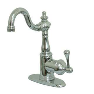   Brass Chrome English Vintage Bar Faucet With Cover Plate  