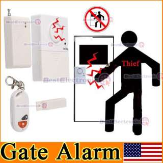 Wireless Remote Control Gate Door Entry Magnetic Alarm For Home 
