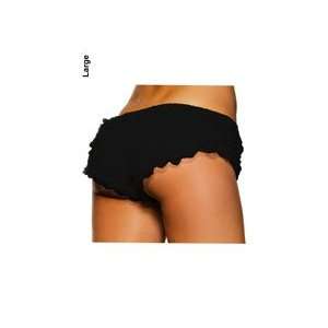  Be wicked ruffle hot pants black large Health & Personal 