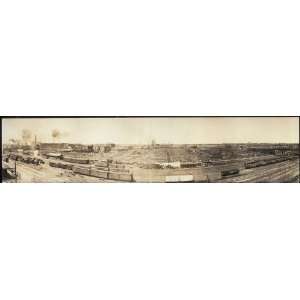    Panoramic Reprint of Stock yards, South Omaha, Neb.