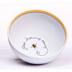  Honey Bee Cereal or Soup Bowl, Good Morning, Honey, 5.75 