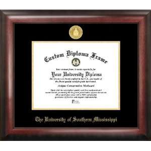  University of Southern Mississippi Gold Embossed Diploma 