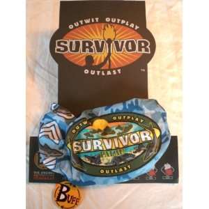   Blue Ulong Tribe Buff   as seen on Survivor Season 10 