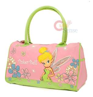Disney TinkerBell Duffle Bag Diaper  Gym Pink Green  