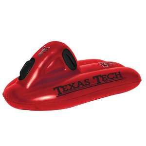 BSS   Texas Tech Red Raiders NCAA Inflatable Super Sled / Pool Raft 