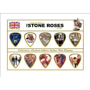  Stone Roses Premium Celluloid Guitar Picks Display Limited 