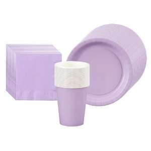  Luscious Lavender (Lavender) Party Supplies Pack Including 