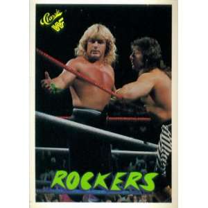 1990 Classic WWF Wrestling Card #28  The Rockers Shawn Michaels and 