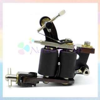 Pro 8 Wrap Dual Coil Cast Iron Frame Tattoo Machine Liner Supply 