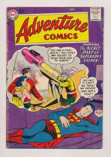 ADVENTURE COMICS #238 G Superboy,Jor Els Secret Past, Silver Age DC 