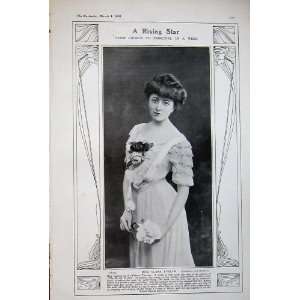  1908Miss Clara Evelyn Palace Theatre Singer Merry Widow 