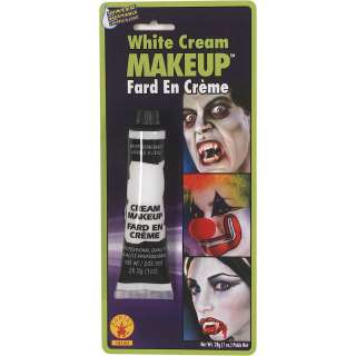 Cream Costume Makeup Face Paint Vampire Mad Hatter White Tube  