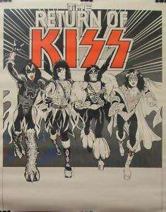 The Return Of Kiss poster Gene Simmons  