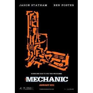  The Mechanic (2010) 11 x 17 Movie Poster   Style B