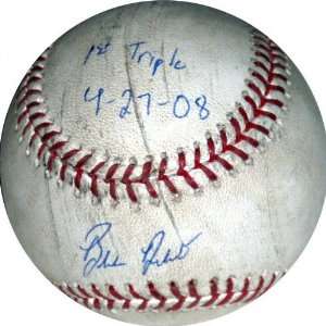  Blake DeWitt Los Angeles Dodgers Autographed Game Used Baseball 