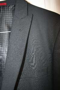 John Varvatos Black  DWELL Peak Lapel Sport Coat Blazer 44 L NWOT $ 