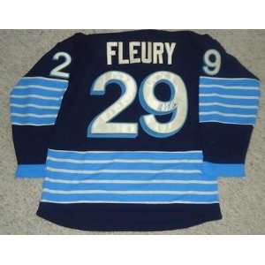  Marc Andre Fleury Signed Jersey   * PENUINS*   Autographed 