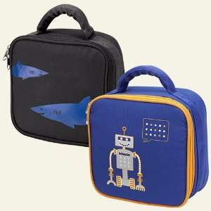    Insulated Lunch Bag, by Four Peas, Shark and Robot