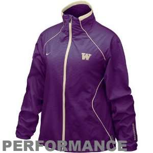   Ladies Purple Run Blitz Full Zip Performance Jacket