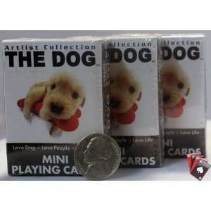   Cards The Dog Christmas The Artlist Collection By Bicycle Pack of 3