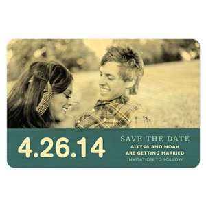  Rounded Numbers Save the Date   Real Wood Wedding 