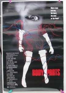 BODY PARTS HORROR ORIGINAL 1SH Movie Poster  