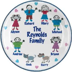  Personalized Family Plate 