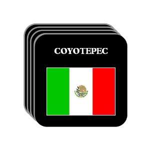 Mexico   COYOTEPEC Set of 4 Mini Mousepad Coasters 