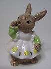 China Bunny Rabbit Looks Similar to Bunnykins ~ Wearing Flowered Dress