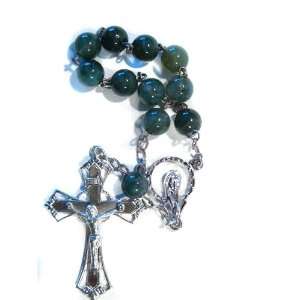  Indian Bloodstone Pocket or Auto Rosary Jewelry