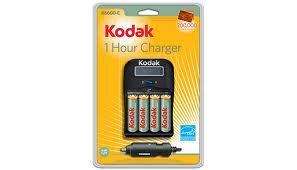 Kodak 1 Hour Charger K6600 C with 4 AA Rechargable Batteries  