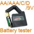 New Universal BT 168D Digital Battery Tester AA AAA 9V  