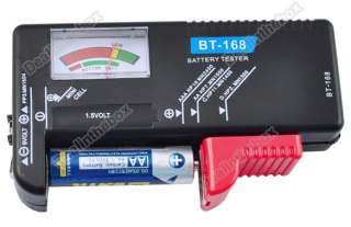Universal Battery Tester Checker AA AAA C D 9V Button HP16 MN2400 
