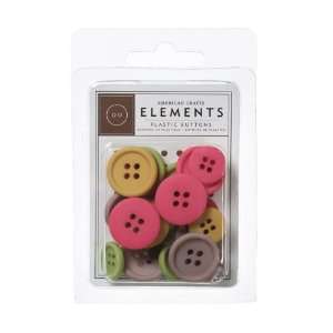  Plastic Buttons Elements (American Crafts) Arts, Crafts & Sewing