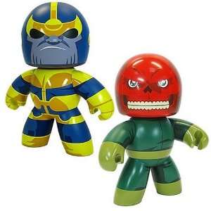   Mighty Muggs Exclusive Thanos & Red Skull Figure Set Toys & Games
