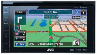 JVC KW NT1 6.1 DVD/CD/ TFT LCD Touchscreen Monitor GPS Navigation 