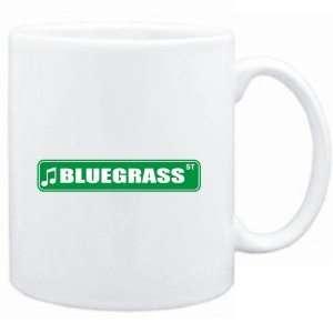    Mug White  Bluegrass STREET SIGN  Music